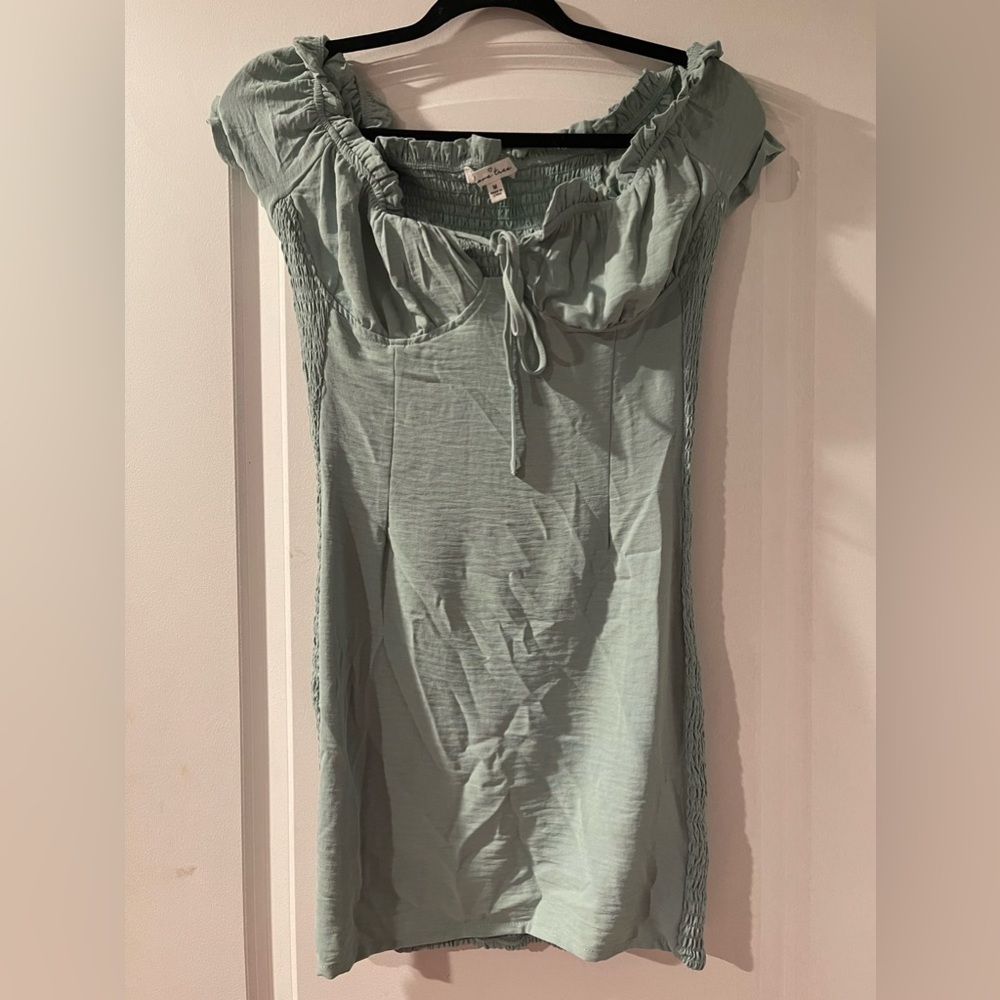 Mint green dress